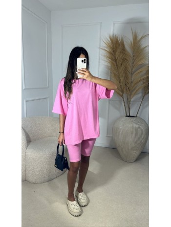 ENSEMBLE TEE-SHIRT OVERSIZE ET SHORT CYCLISTE