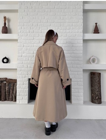 Trench Coat Longue + Legging Gratuit