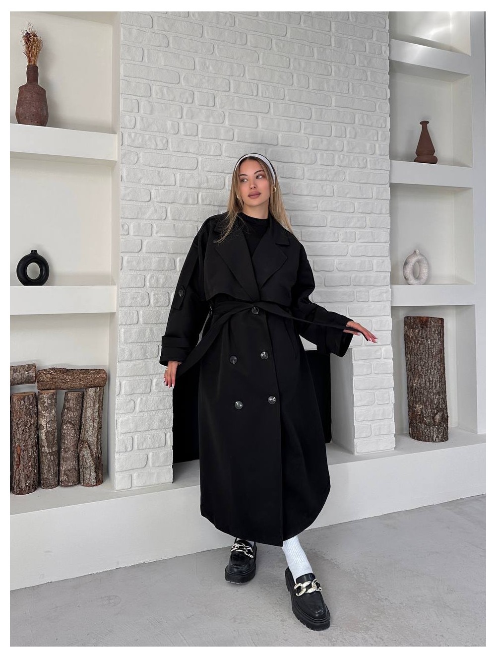 Trench Coat Longue + Legging Gratuit