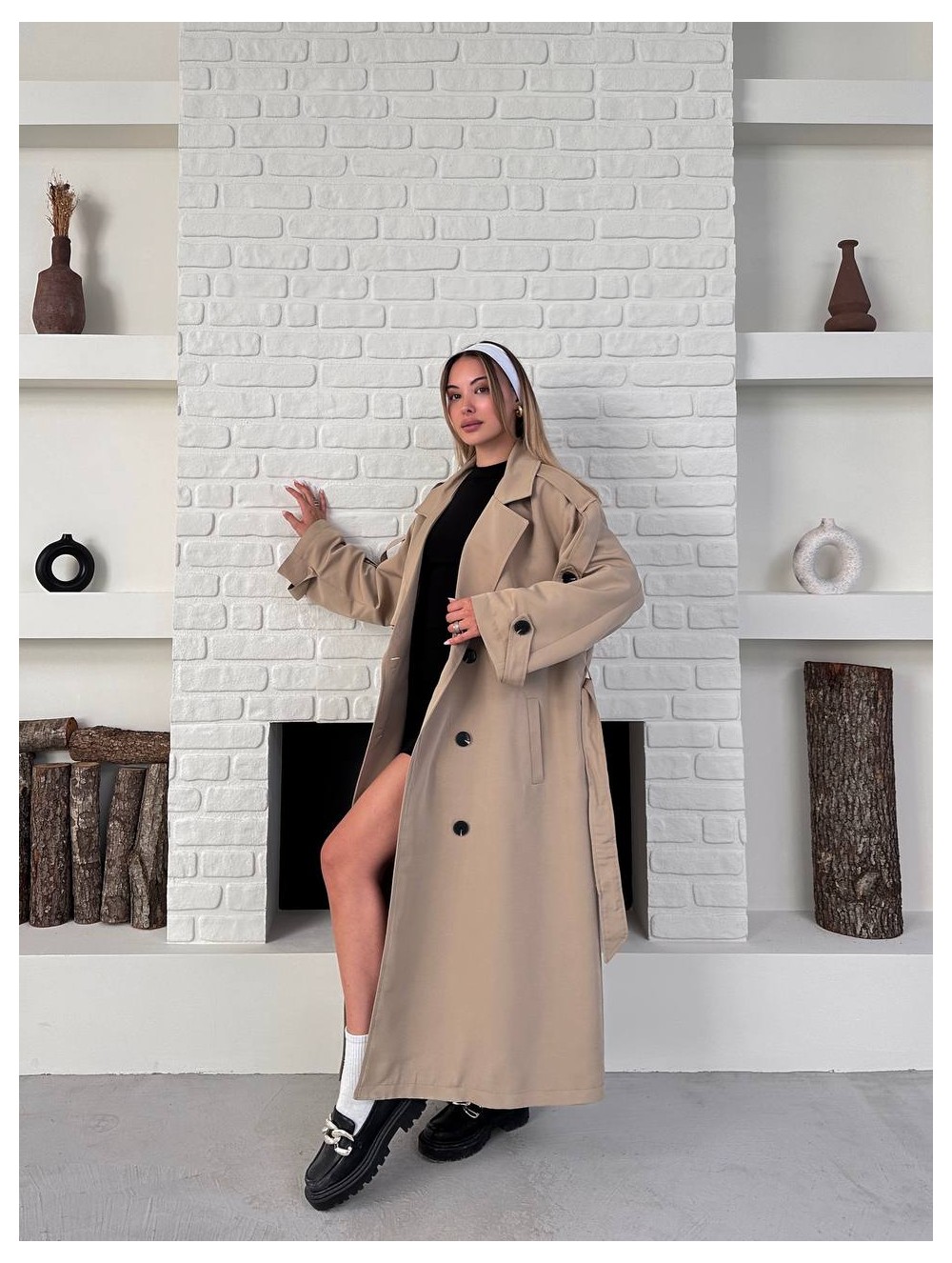 Trench Coat Longue + Legging Gratuit