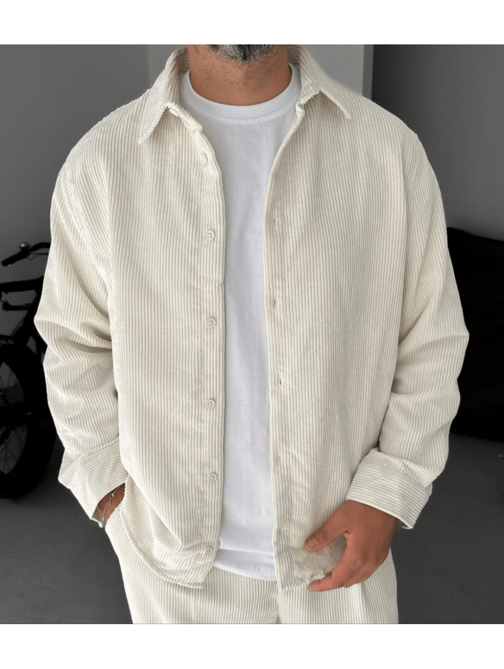 Set Homme Velours Cotlete